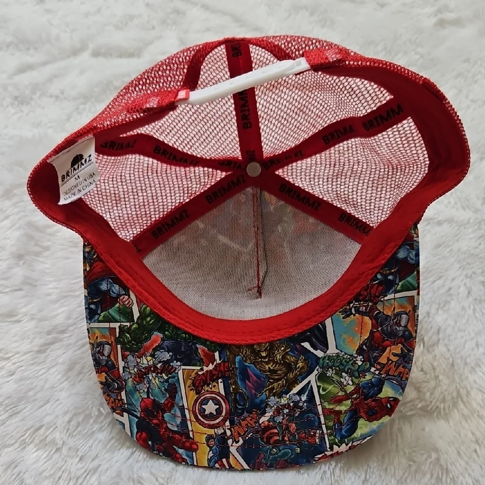 Brimmz Marvel Kids Superhero Cap - Red - Picture 2 of 5